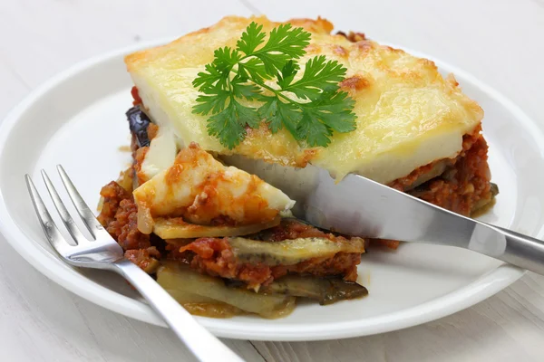 Hemlagad moussaka — Stockfoto