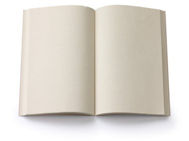 boş paperback açıldı