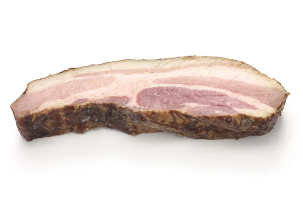 Bloco de bacon fumado — Fotografia de Stock