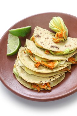 kabak çiçeği quesadillas, Meksika yemeği