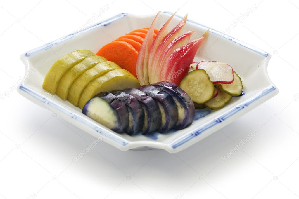 Homemade japanese pickles, tsukemono — Stock Photo © asimojet 50004297