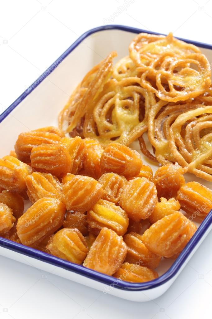 Zoolbia & bamieh, iranian sweets Stock Photo by ©asimojet 50608031