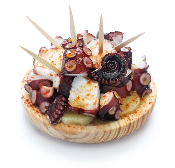 Pulpo a la gallega, spanska tapas rätter — Stockfoto