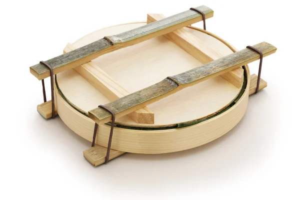 Masu Zushi Sushi Salmón Trucha Prensado Envuelto Hojas Bambú Toyama —  Fotos de Stock