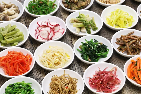Асортимент Намул Корейська Їжа — стокове фото