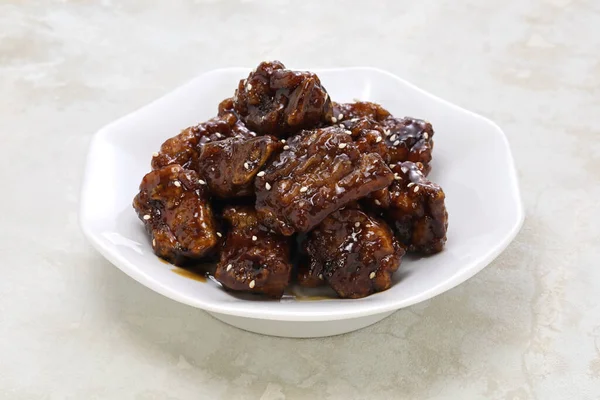 Chinese Sweet Sour Spare Ribs — Stock Photo, Image