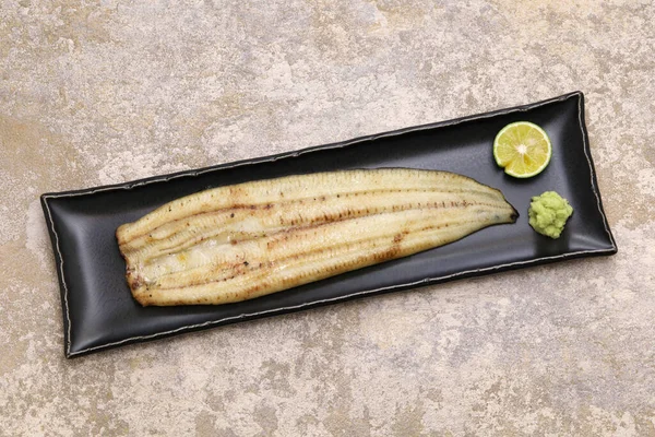 Unagi Shirayaki Anguila Plancha Cocina Japonesa —  Fotos de Stock