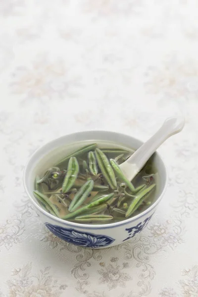 西湖の水シールドスープ 中国の杭州料理 — ストック写真