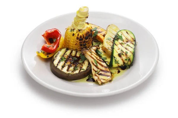 Verdure Alla Griglia Grilled Vegetables Italian Food — Φωτογραφία Αρχείου