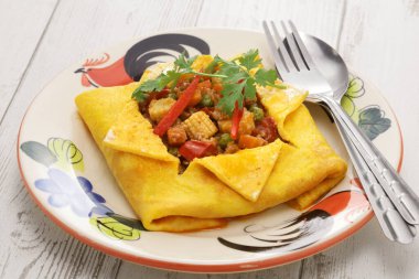 Thai dolgulu omlet (Kai Yat Sai )