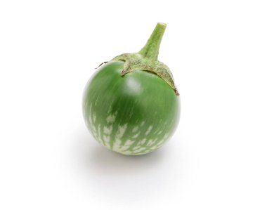 Thai eggplants isolated on white background