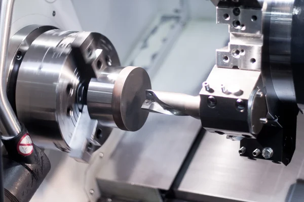 CNC Machining Milling Metal Drilling and Cutting Processing — 스톡 사진