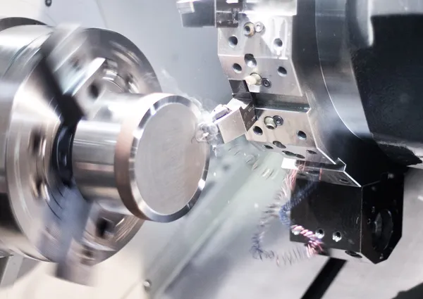 CNC Machining Milling Metal Drilling and Cutting Processing — 스톡 사진