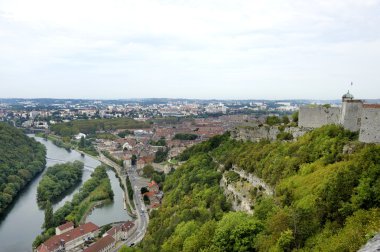 Besancon seen from the Citadel clipart