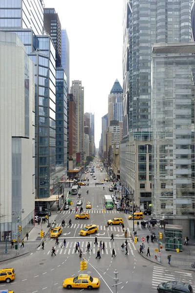 Vista en 8th Avenue en Nueva York — Foto de Stock