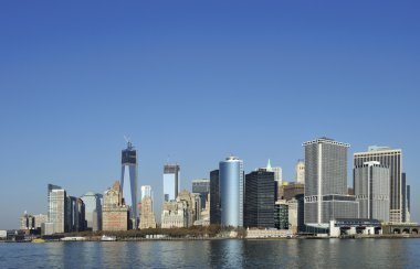 Şehir merkezindeki manhattan