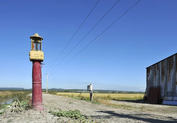 Gammal bensinstation — Stockfoto