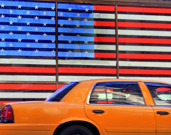 在纽约的黄色出租车 — 图库照片