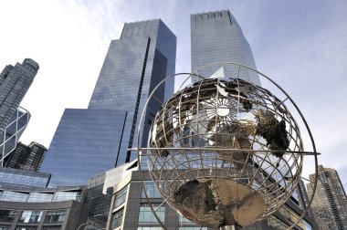 columbus circle manhattan new York'taki dünya