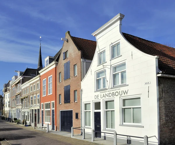 Casas antiguas en Delft — Foto de Stock