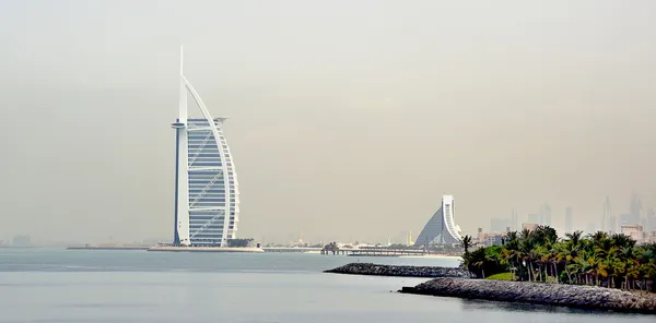 Vista del hotel Burj Al Arab — Foto de Stock