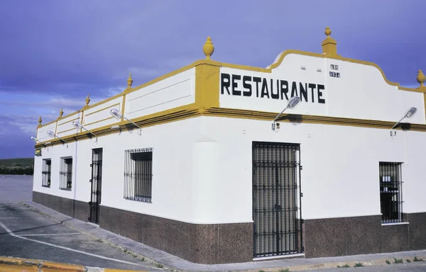 Exterior Restaurante Espanhol Andaluzia — Fotografia de Stock