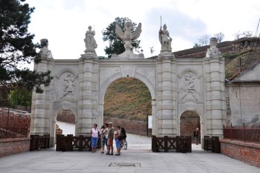 Alba-Iulia Carolina Citadel Gate I - Entrance clipart