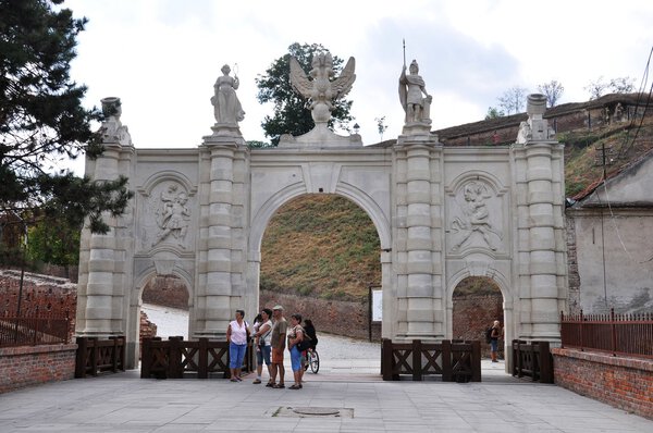 Alba-Iulia Carolina Citadel Gate I - Entrance