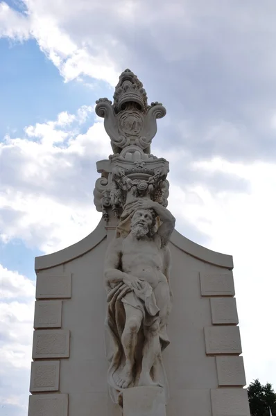 Alba iulia carolina citadel gate ii - beeldhouwkunst — Stockfoto