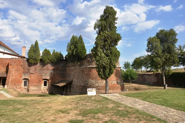 Alba Iulia carolina kale duvarı — Stok fotoğraf