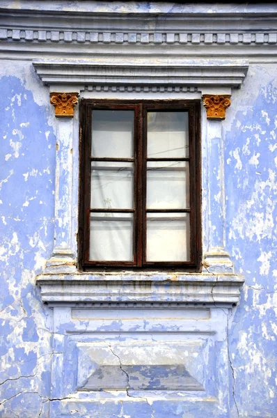 Παλαιά χώρα σπίτι παράθυρο Εικόνα Αρχείου