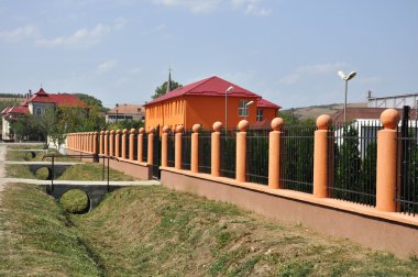 ülke tarafında ev illüstrasyon