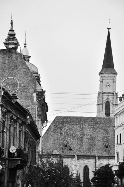 Cluj edificios antiguos de la ciudad —  Fotos de Stock