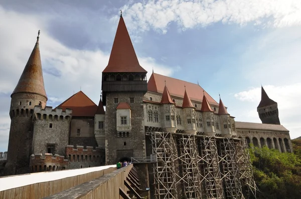 Castelo de Hunyadi Hunedoara — Fotografia de Stock