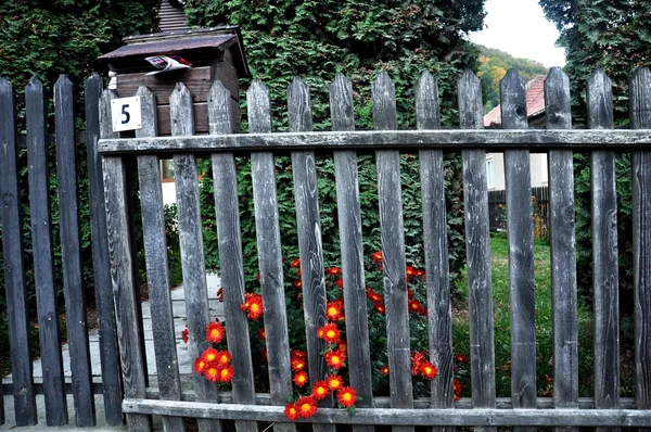 Wooden fence — Stock Photo, Image