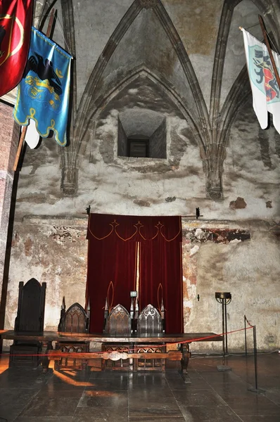 Hunyadi kasteel hunedoara - interieur — Stockfoto