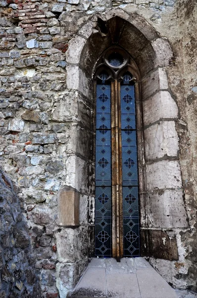 Castillo de Hunyadi Hunedoara - Ventana —  Fotos de Stock