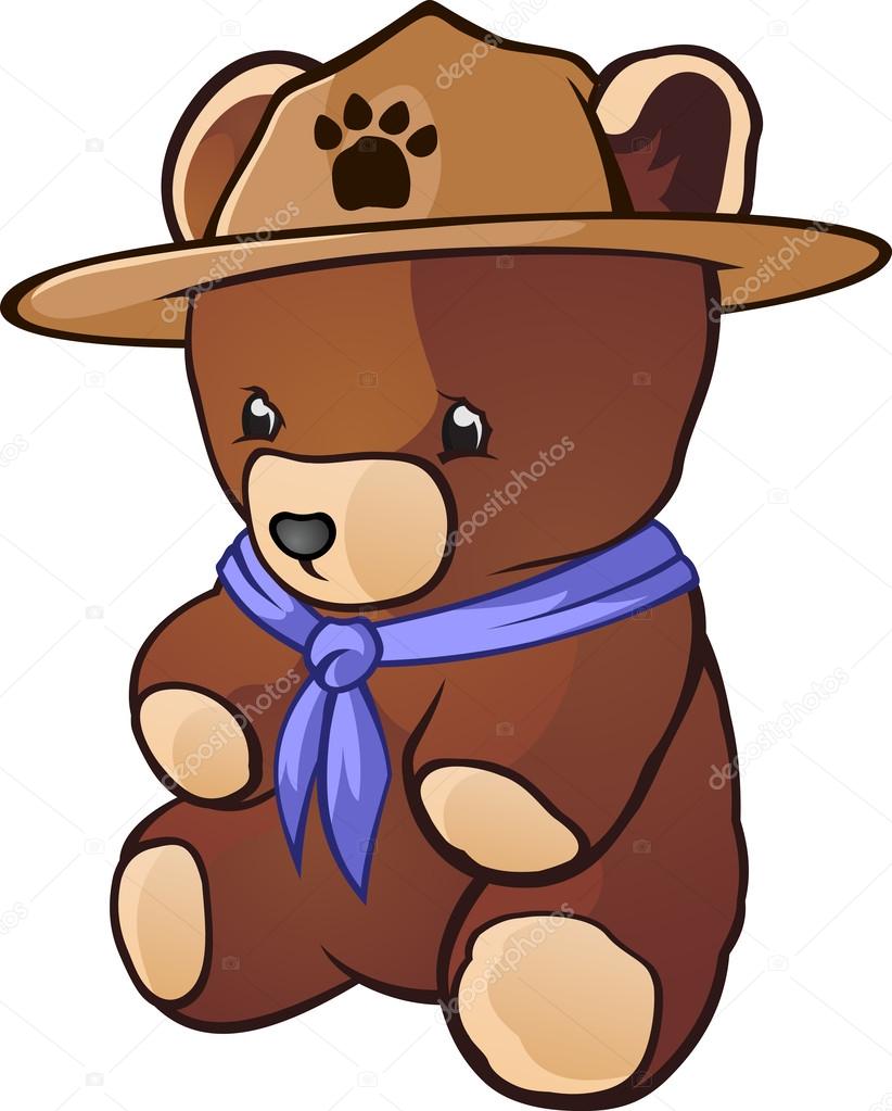 Teddy Bear Cub Scout Cartoon Character