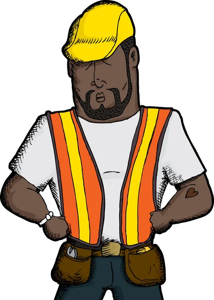 Trabajador fuerte — Vector de stock