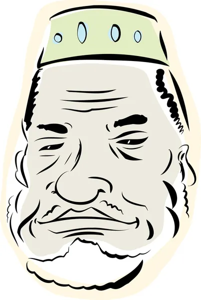 Senior Islamitische man — Stockvector