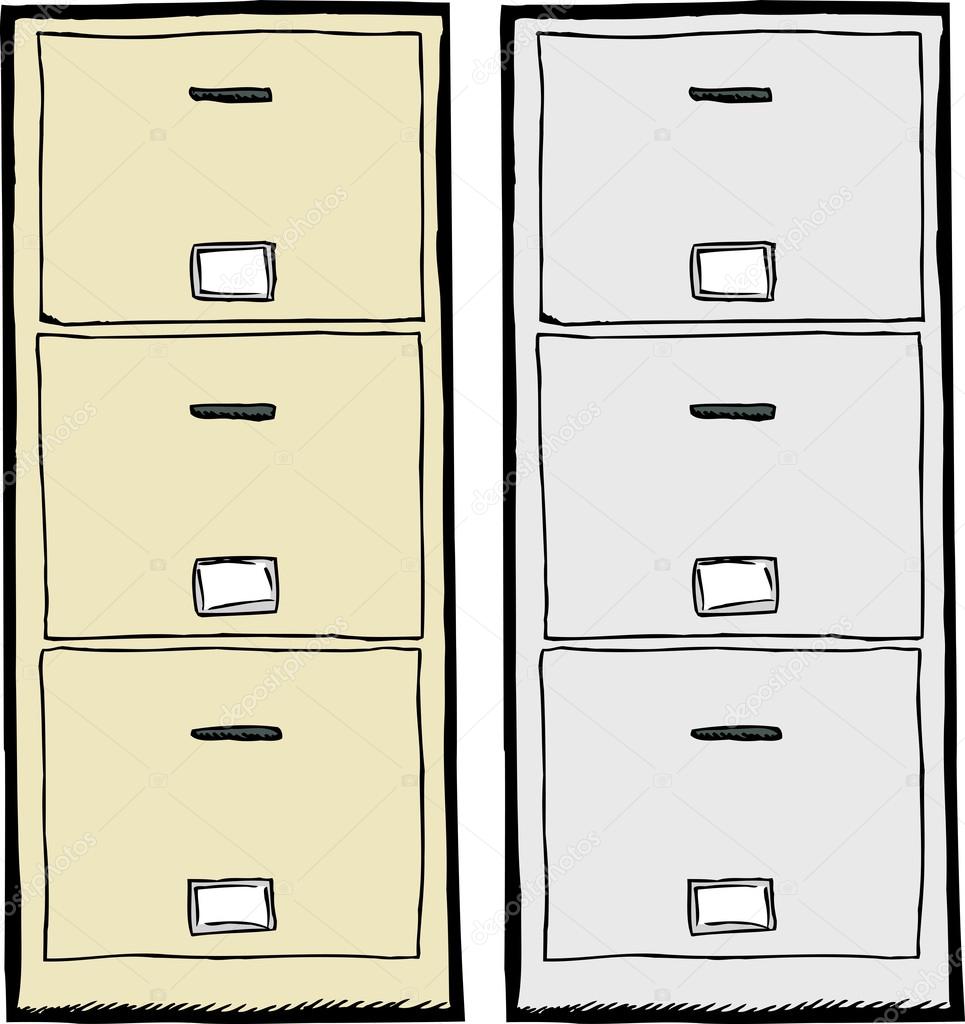 Filing Cabinet Illustration