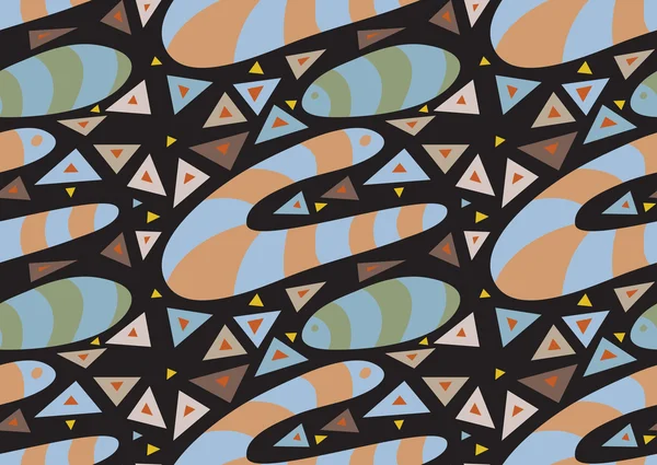 Abstrato Underground Worm Pattern — Vetor de Stock