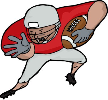 şarj Amerikan futbolu oyuncusu