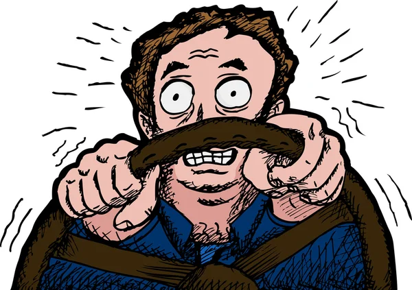 korkmuş man sürüş