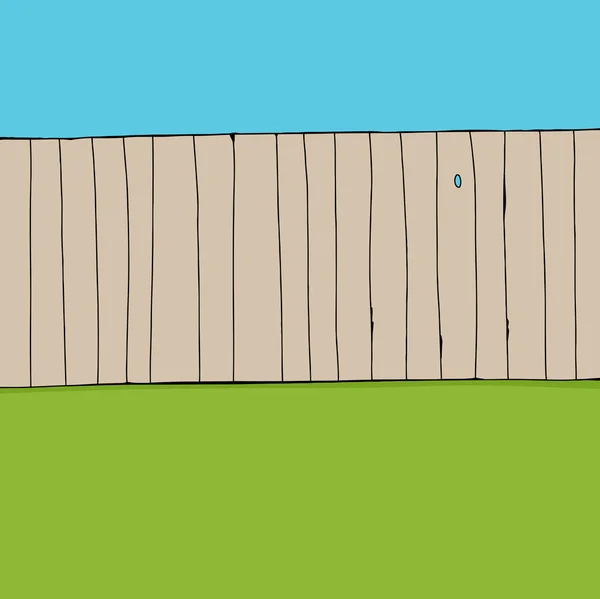 Zaun und Gras Hintergrund — Stockvektor