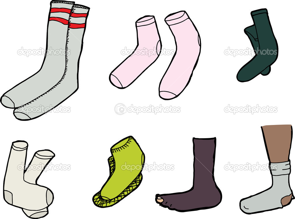 Isolated Socks