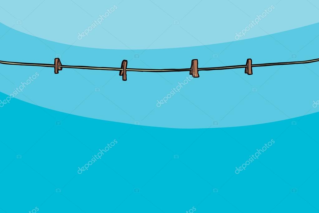 Empty Clothesline Stock Vector Image by ©theblackrhino #44001063 Empty Clothesline Stock Vector Image by ©theblackrhino #44001063