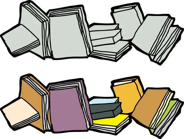 Асорті книг — стоковий вектор