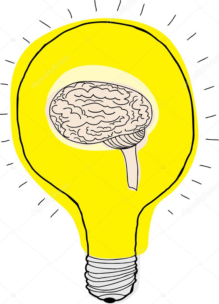 Brain In Light Bulb