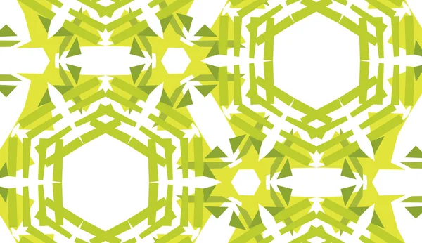 Green Hexagon Pattern — Stock Vector